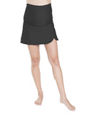 Oceanlily Over The Belly Maternity Swim Skort Black