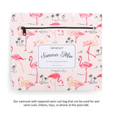 Halter Neck Maternity Tankini Tie-dye Striped Swimsuit Set