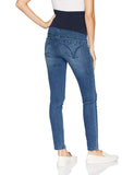 Motherhood Maternity Women's Maternity Indigo Blue Super Stretch Secret Fit Belly Skinny Denim Jean