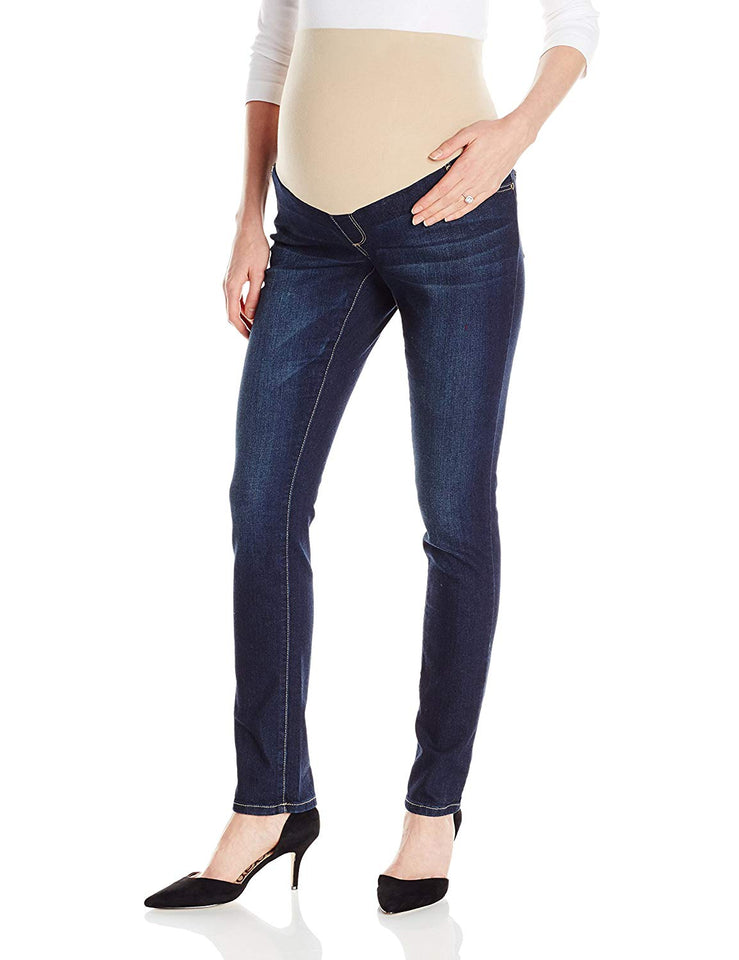Three Seasons Maternity Women's Maternity Skinny Jean with Neutral Belly Band