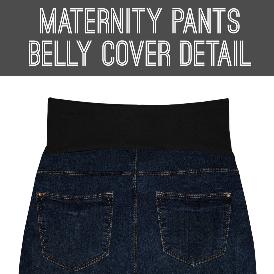 HyBrid & Company Super Comfy Stretch Women's Skinny Maternity Jeans