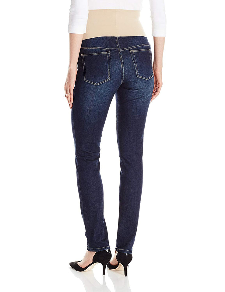 Three Seasons Maternity Women's Maternity Skinny Jean with Neutral Belly Band