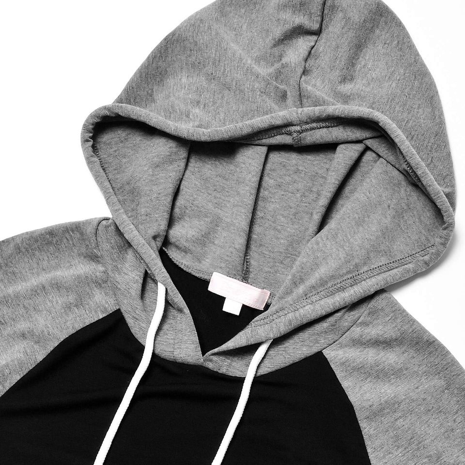 Women's Nursing Hoodie Sweatshirt Long Sleeves Casual Maternity Top Breastfeeding Clothes